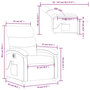 Voir la diapositive 6 : VIDAXL Fauteuil de massage inclinable electrique cappuccino similicuir