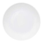 FIVE Lot de 6 Assiettes Plates Réutilisables  Square  25cm Blanc