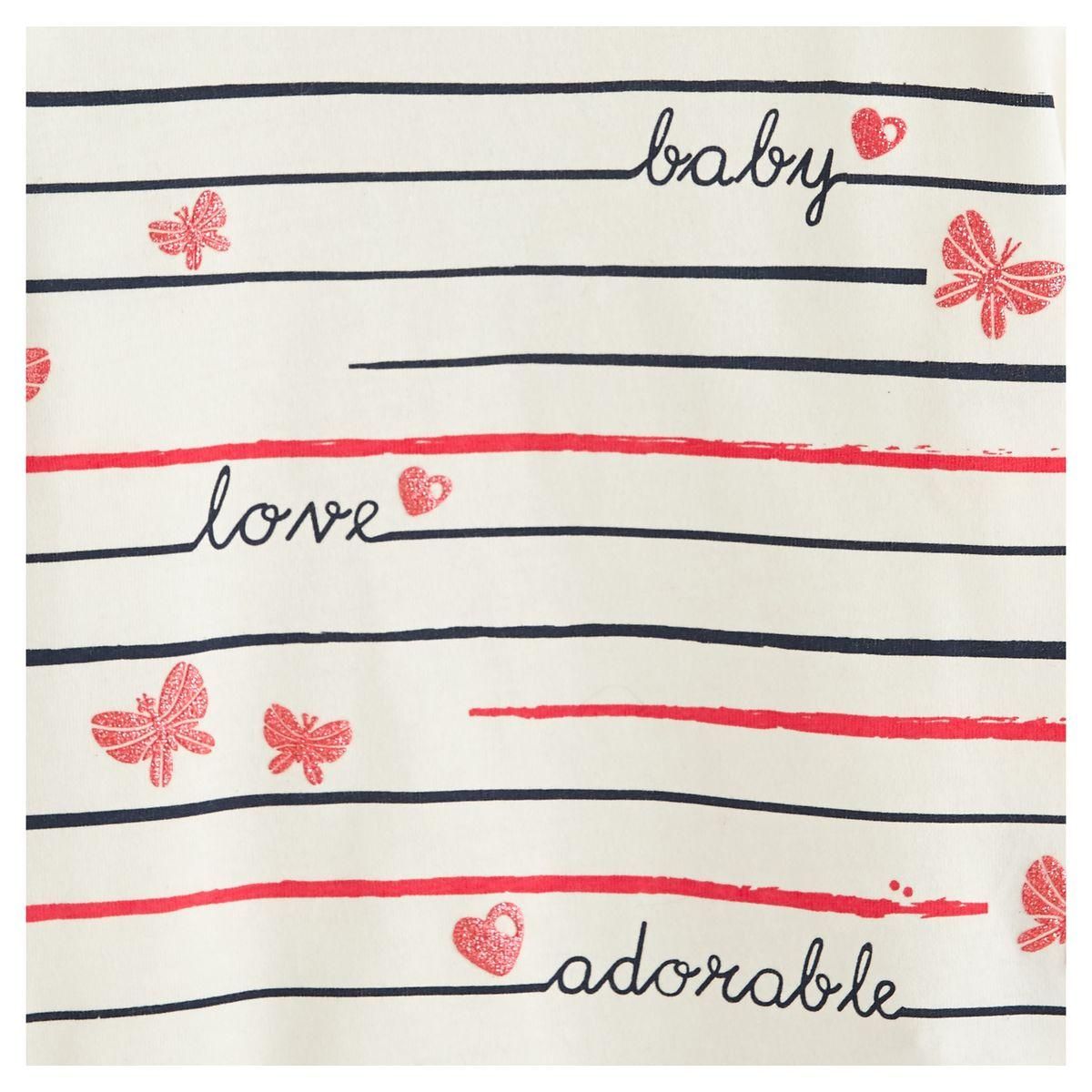 IN EXTENSO T-shirt manches longues bébé fille