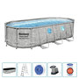 Voir la diapositive 2 : BESTWAY Bestway Ensemble de piscine Power Steel Swim Vista 549x274x122 cm