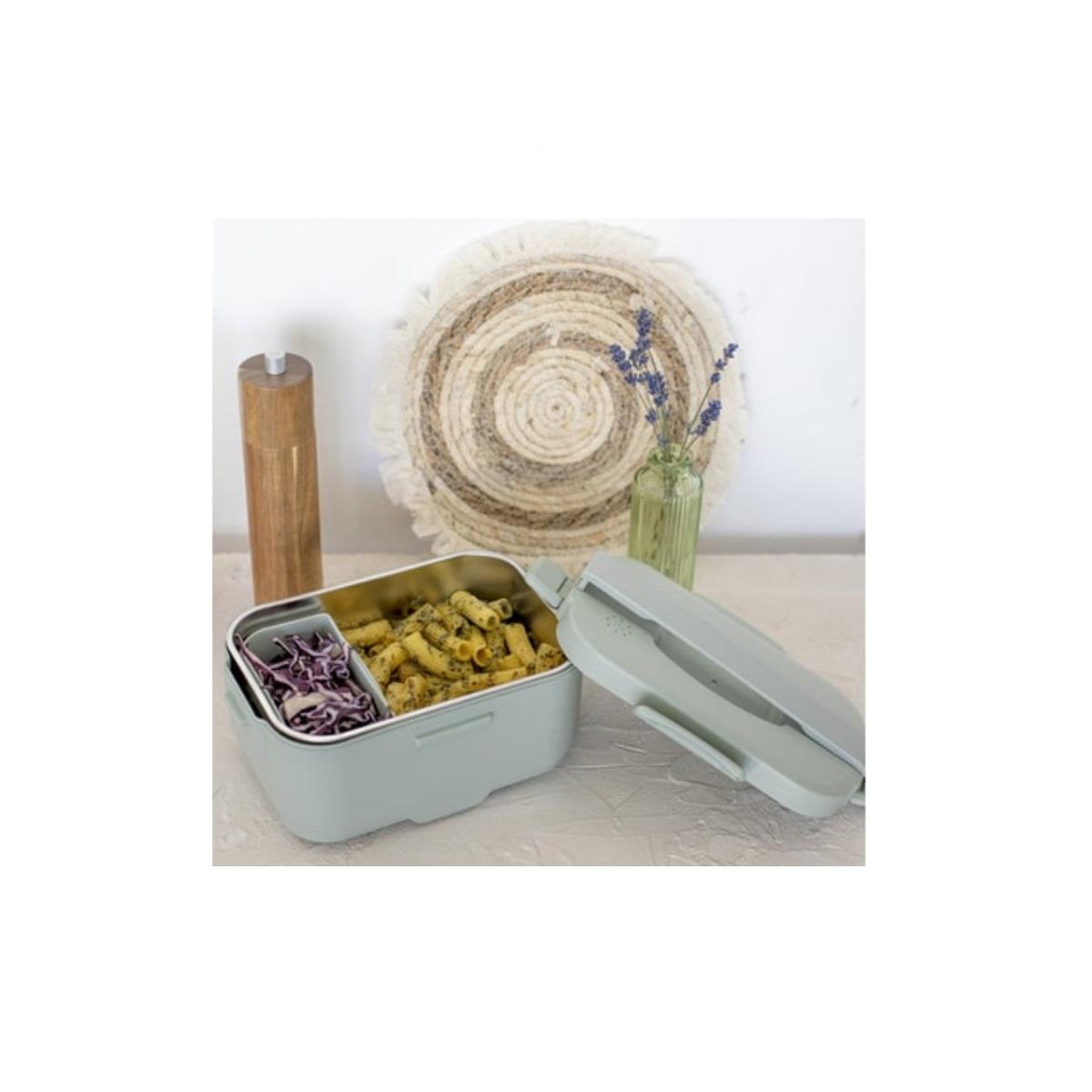 Voir la diapositive 6 : LIVOO Lunch box chauffante 1.8l vert - men396v