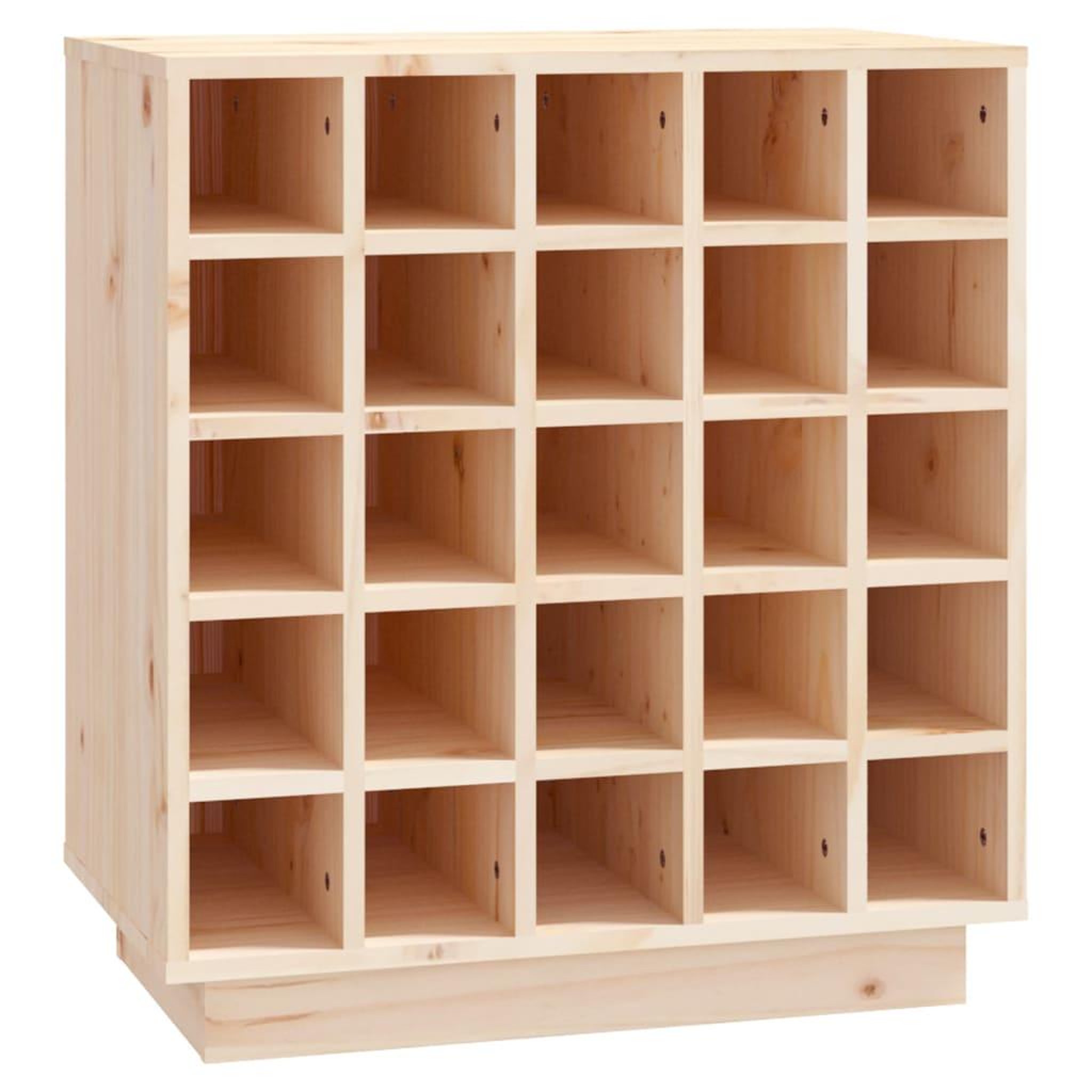 Voir la diapositive 2 : VIDAXL Armoire a vin 55,5x34x61 cm Bois de pin massif