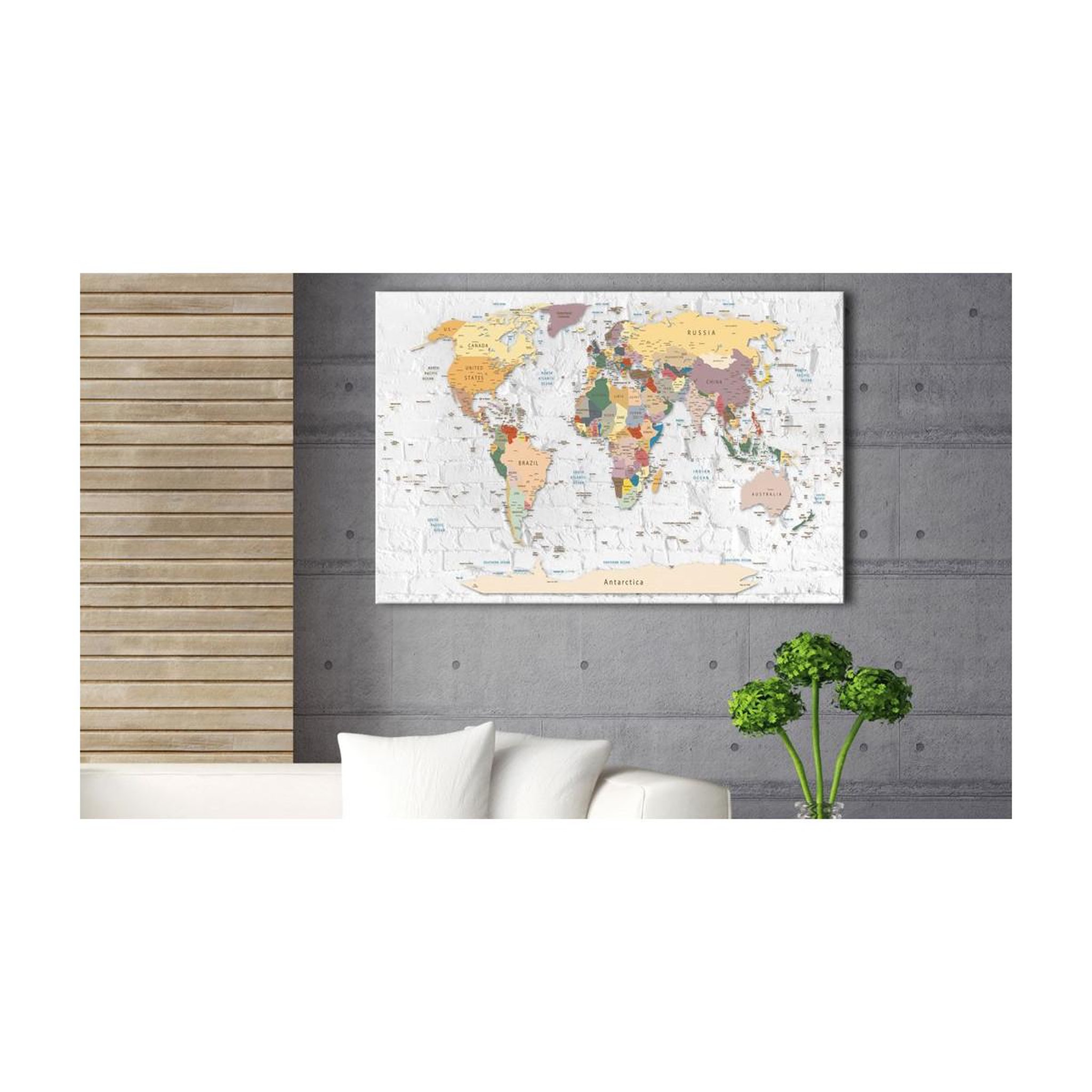 Voir la diapositive 2 : Paris Prix Tableau Imprimé  Walls of the World