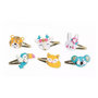 Voir la diapositive 3 : Juratoys-Janod 6 barrettes animaux paillettes a creer
