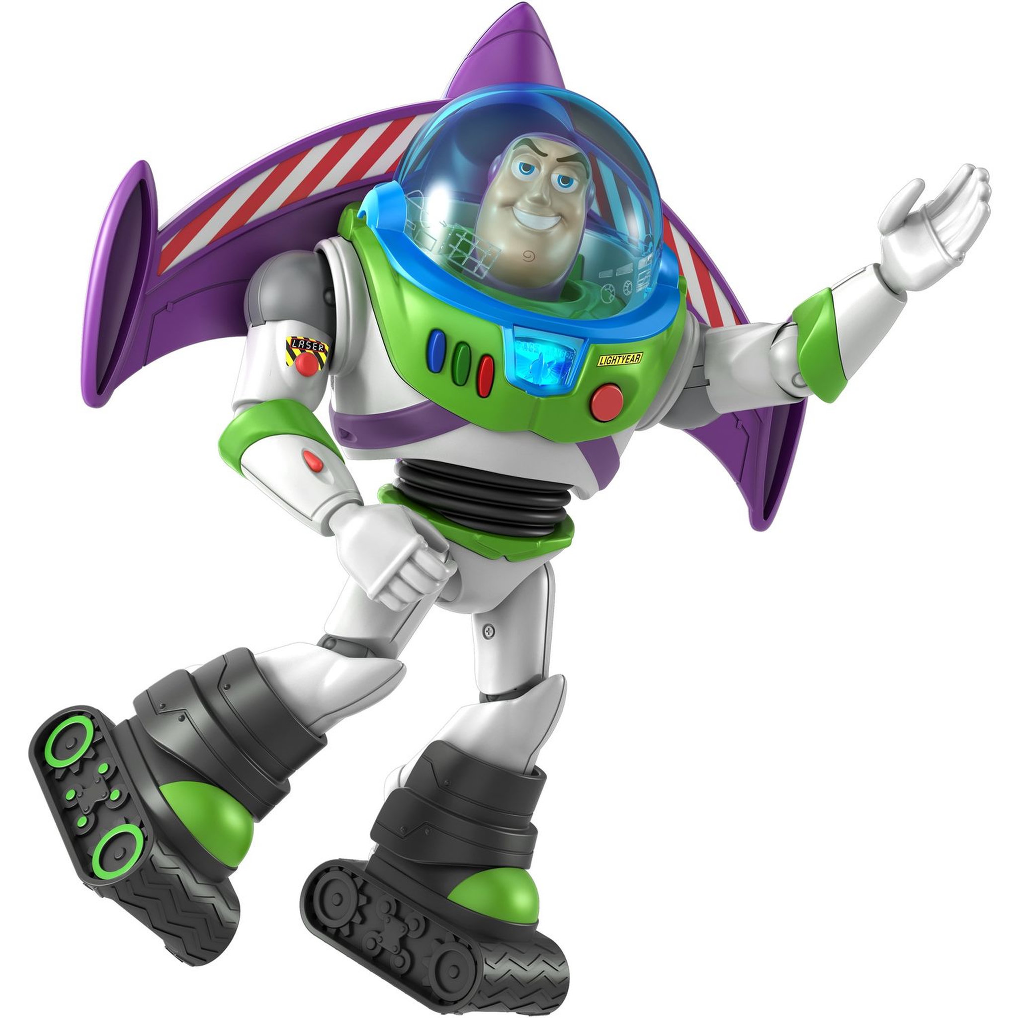 Voir la diapositive 2 : MATTEL Buzz l'éclair Super Armure - Toy Story