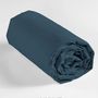 Voir la diapositive 3 : Paris Prix Drap Housse  Jersy  90x190cm Bleu Nuit