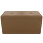 Voir la diapositive 2 : Paris Prix Banquette Coffre  Prunille  85cm Taupe