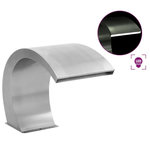 VIDAXL Fontaine de piscine avec LED Acier inoxydable 30x60x45 cm