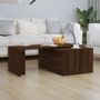 Voir la diapositive 3 : VIDAXL Table basse Chene marron 150x50x35 cm Bois d'ingenierie