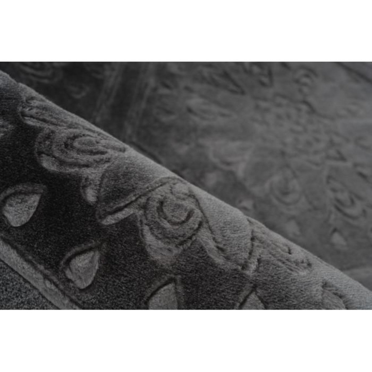 Paris Prix Tapis Moderne Fait Main  Monroe II  Anthracite