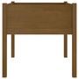 Voir la diapositive 5 : VIDAXL Jardinieres 2 pcs Marron miel 70x70x70 cm Bois de pin massif
