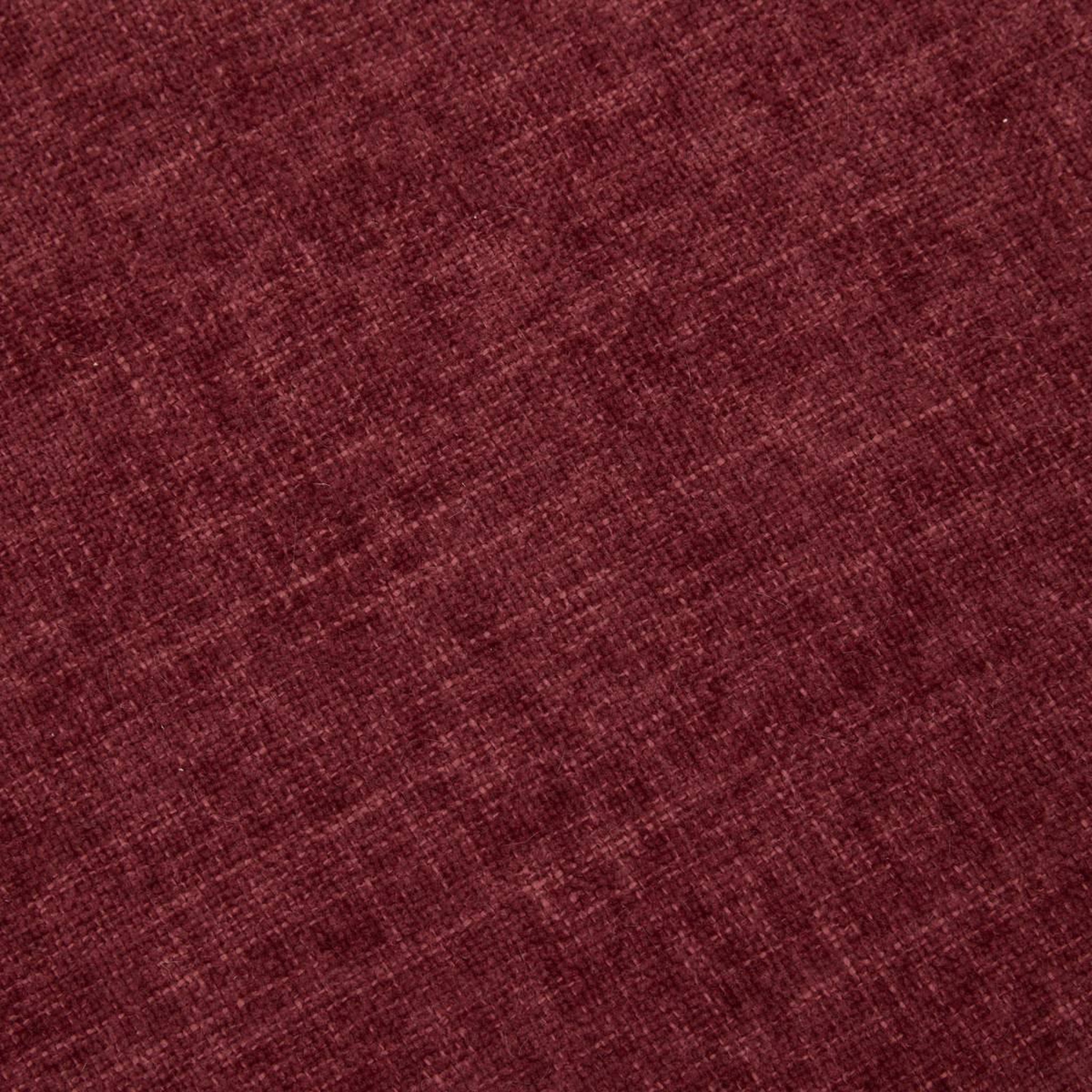 Voir la diapositive 4 : ATMOSPHERA Pouf Tissu Chenille  Mizar  37cm Rouge Grenat