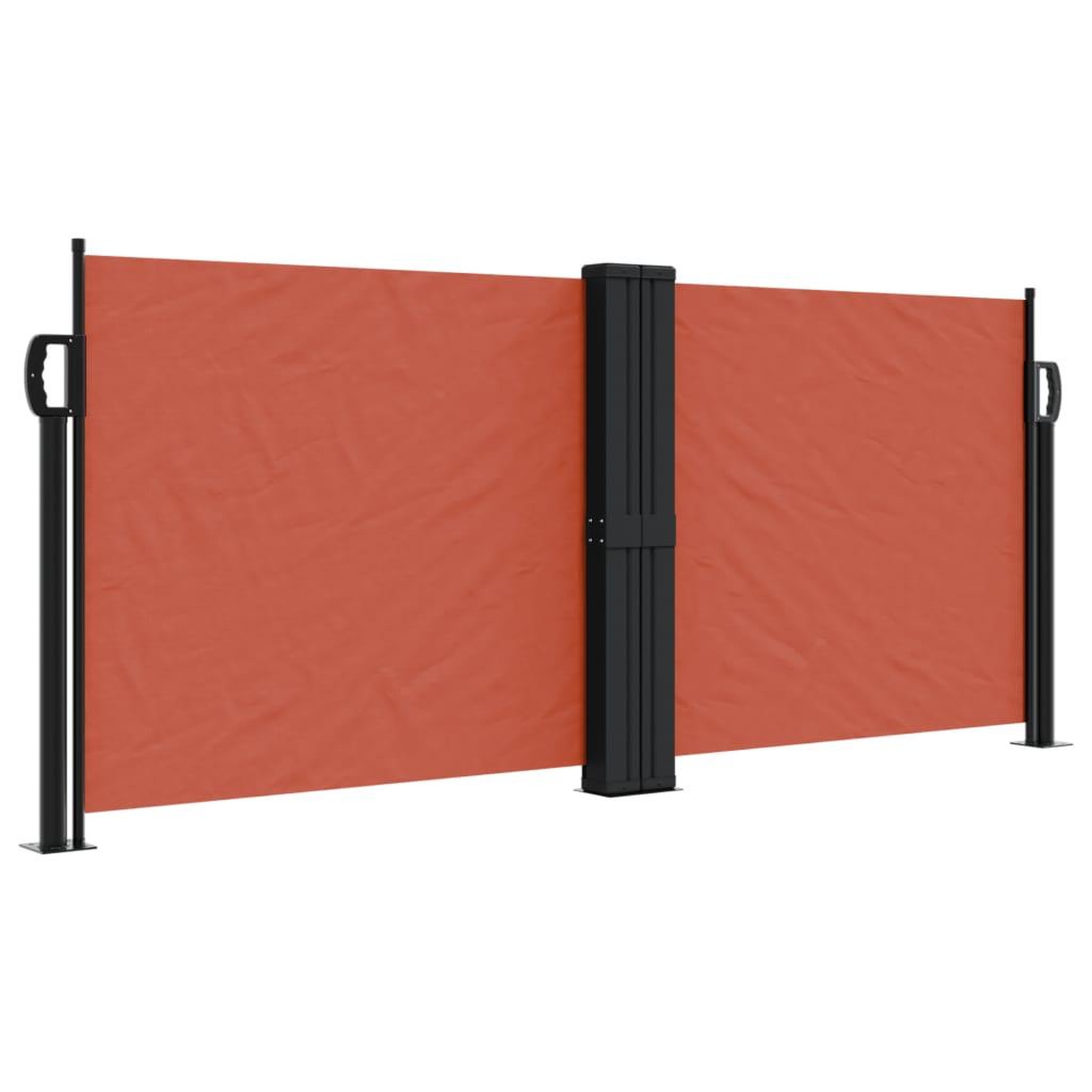 Voir la diapositive 2 : VIDAXL Auvent lateral retractable terre cuite 100x600 cm