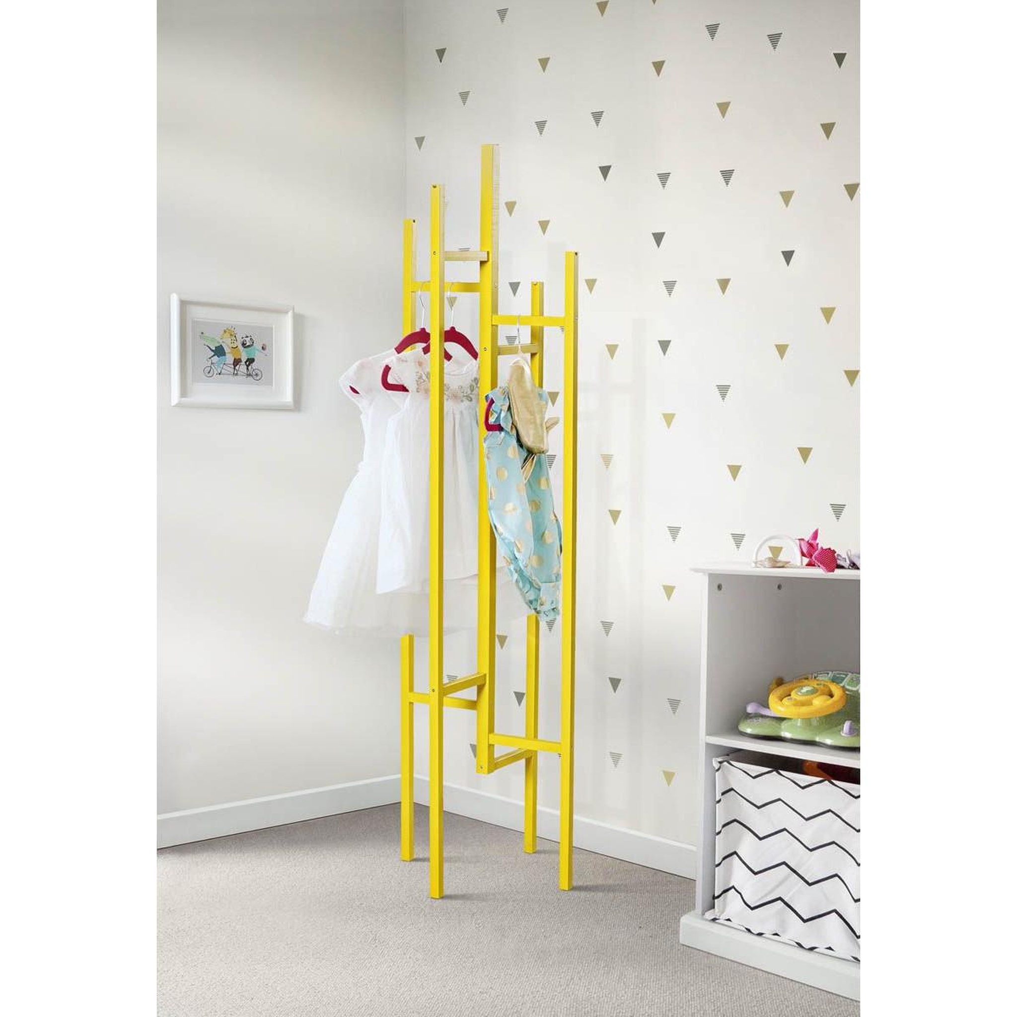 Voir la diapositive 3 : Paris Prix Porte-manteau  eigen  175cm jaune moutarde