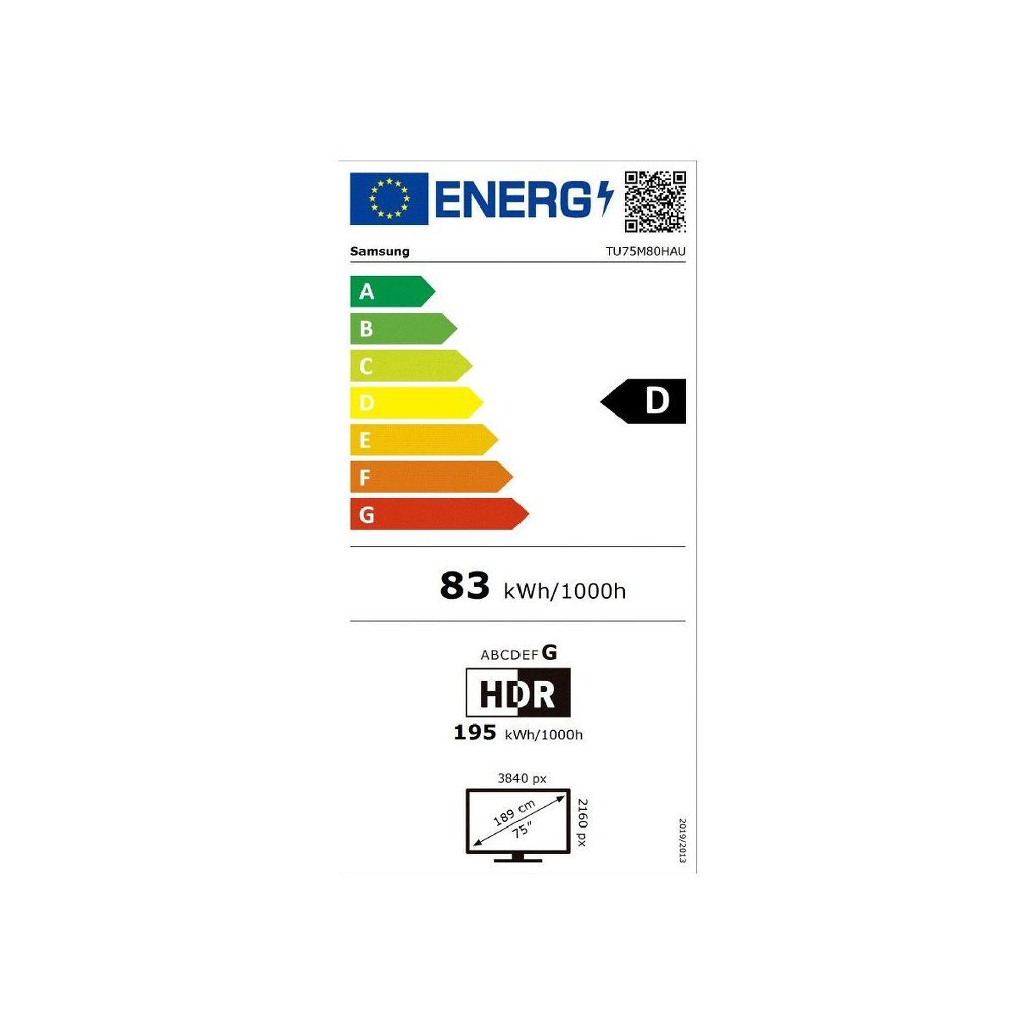 Voir la diapositive 6 : Samsung Tv mini led tu75m80h (2026) 75  (189 cm) 4k - smart tv avec ia
