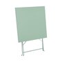 Voir la diapositive 4 : SWEEEK Table jardin bistrot pliable - Emilia carrée - Table carrée 70x70cm en acier thermolaqué