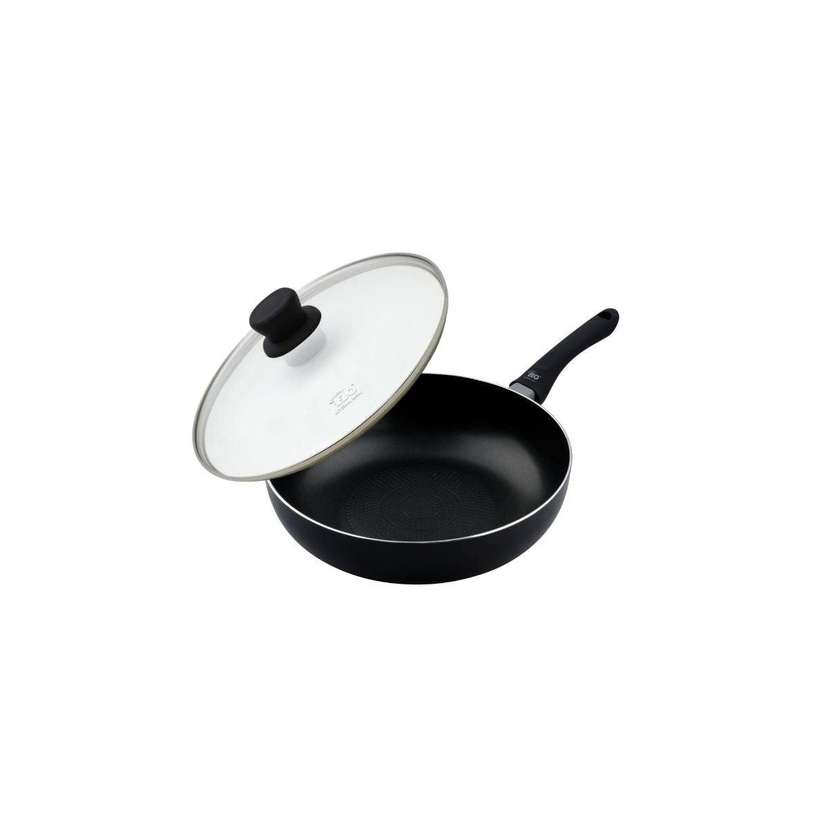 ELO Poêle wok 20 cm avec couvercle en verre Elo Smart life