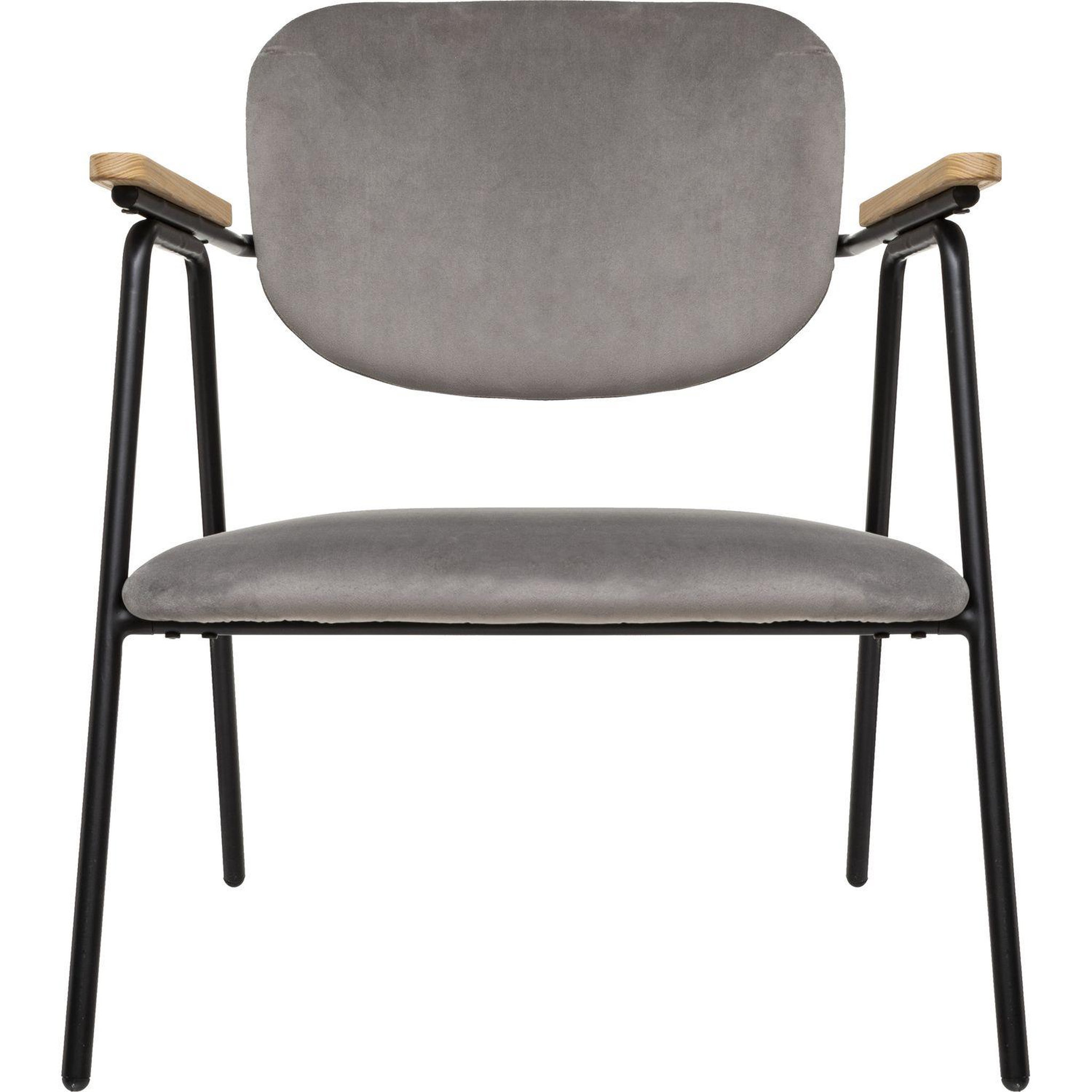 Voir la diapositive 2 : ATMOSPHERA Fauteuil design en velours Dyer
