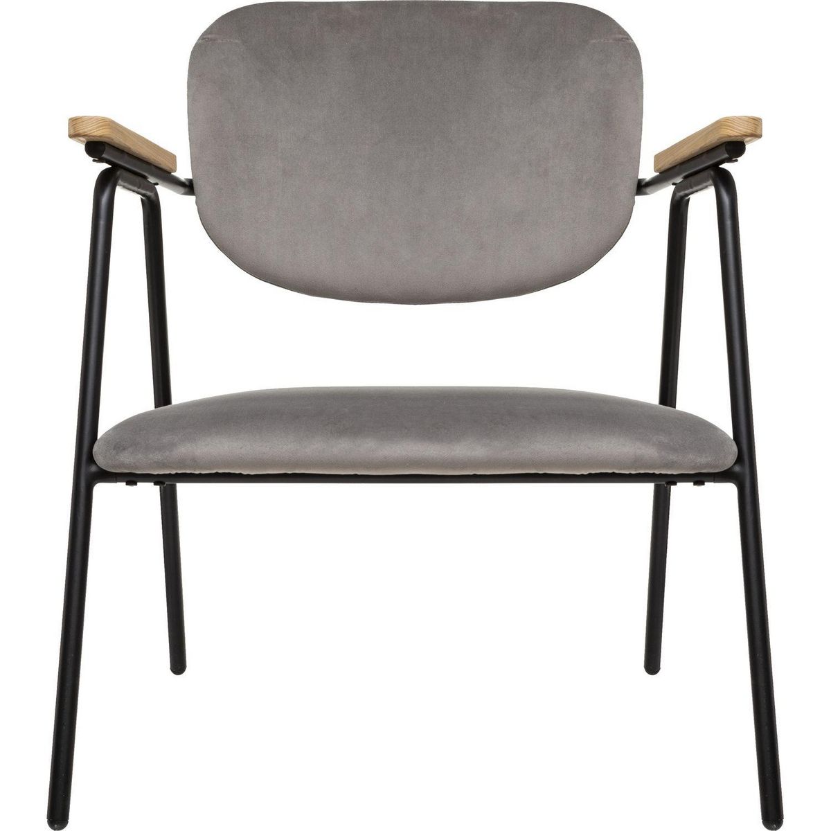 ATMOSPHERA Fauteuil design en velours Dyer