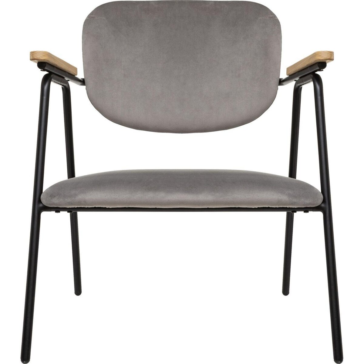 ATMOSPHERA Fauteuil design en velours Dyer