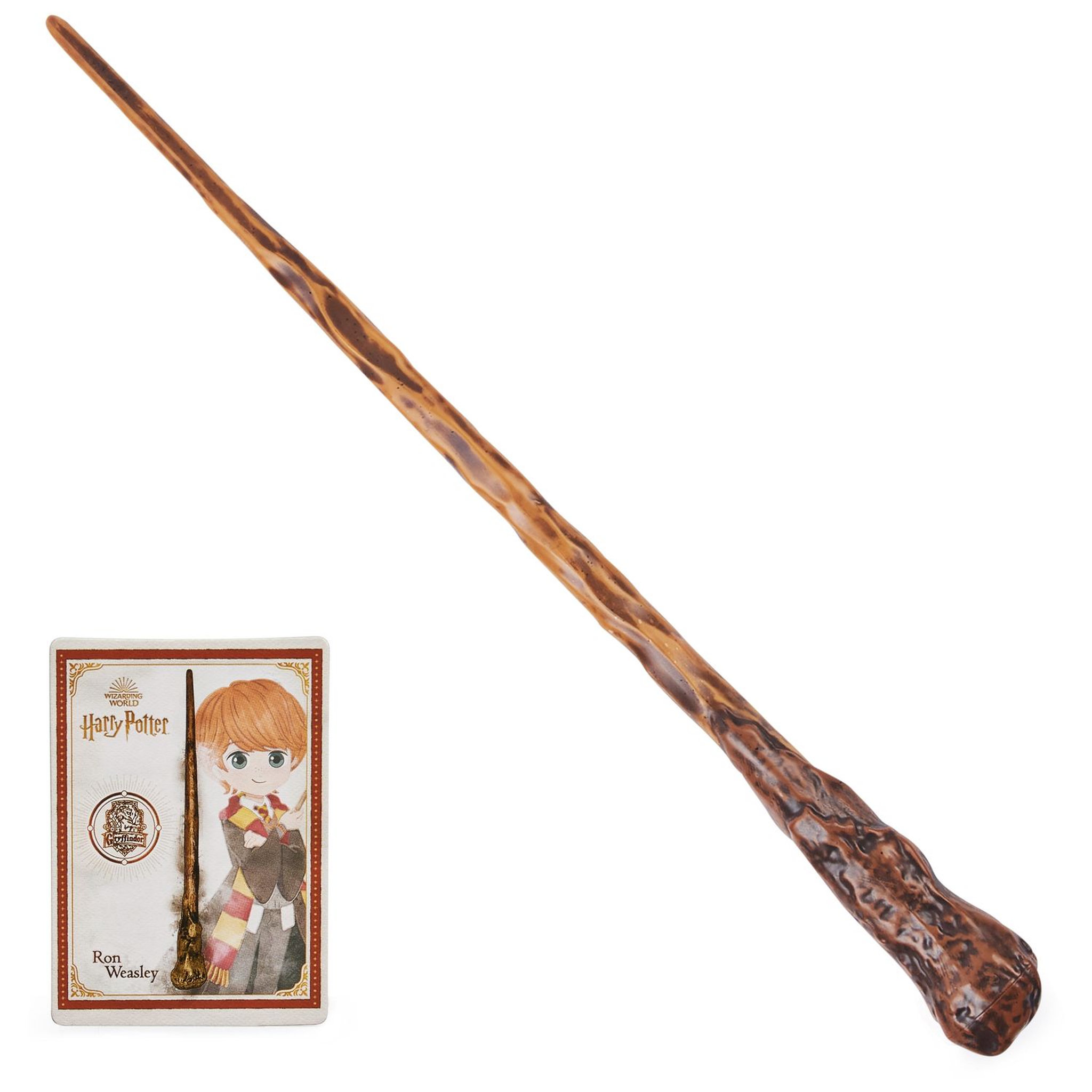 Voir la diapositive 1 : SPIN MASTER Baguette Magique Deluxe Ron Weasley - Wizarding World