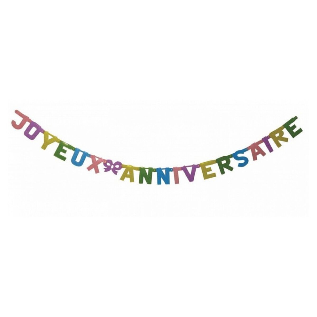 PartyPro Guirlande joyeux anniversaire 2m