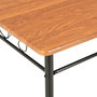 Voir la diapositive 5 : VIDAXL Table a manger Marron 120x70x75 cm MDF