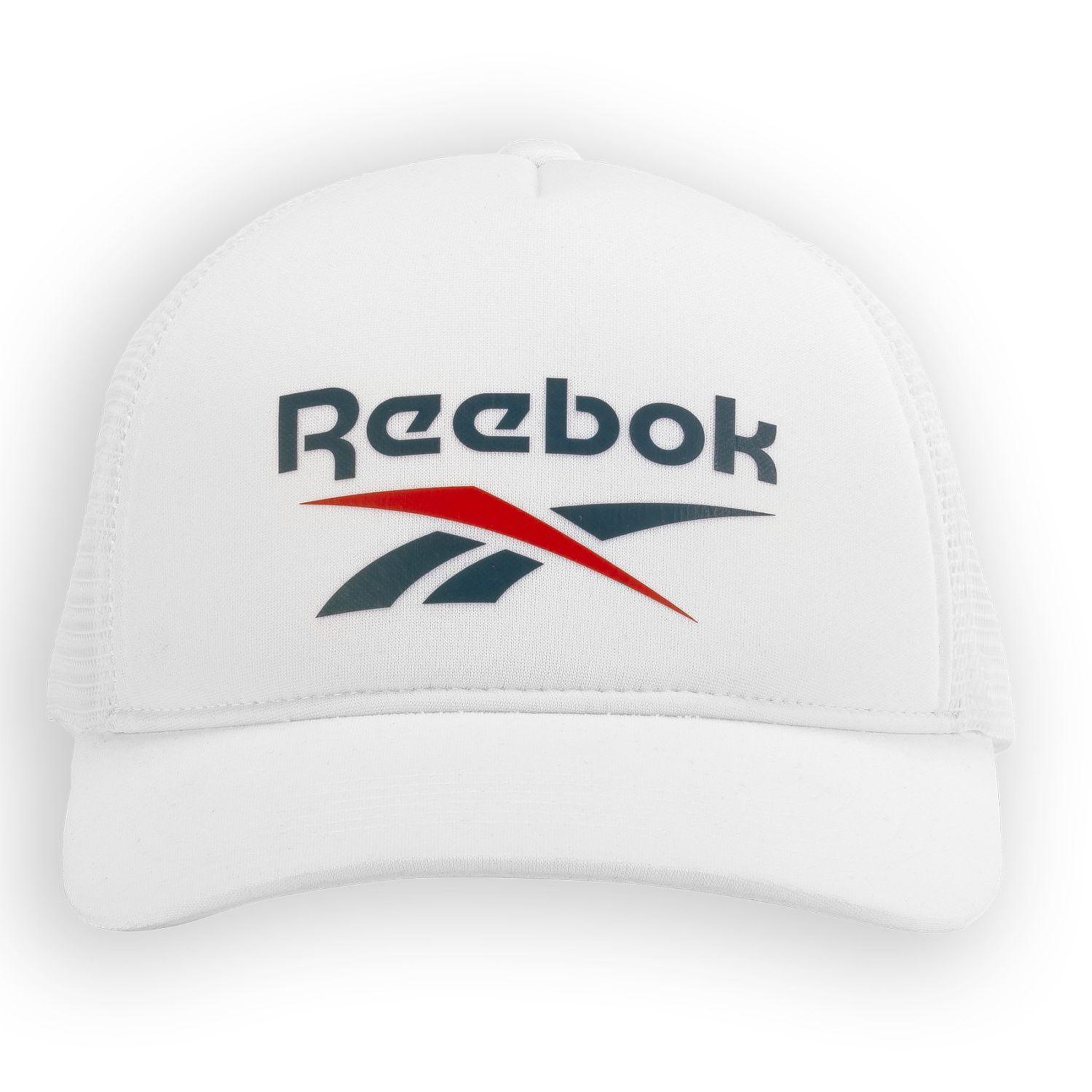 Voir la diapositive 2 : Reebok Casquette baseball en polyester avec mousse devant et filet Aero Cap