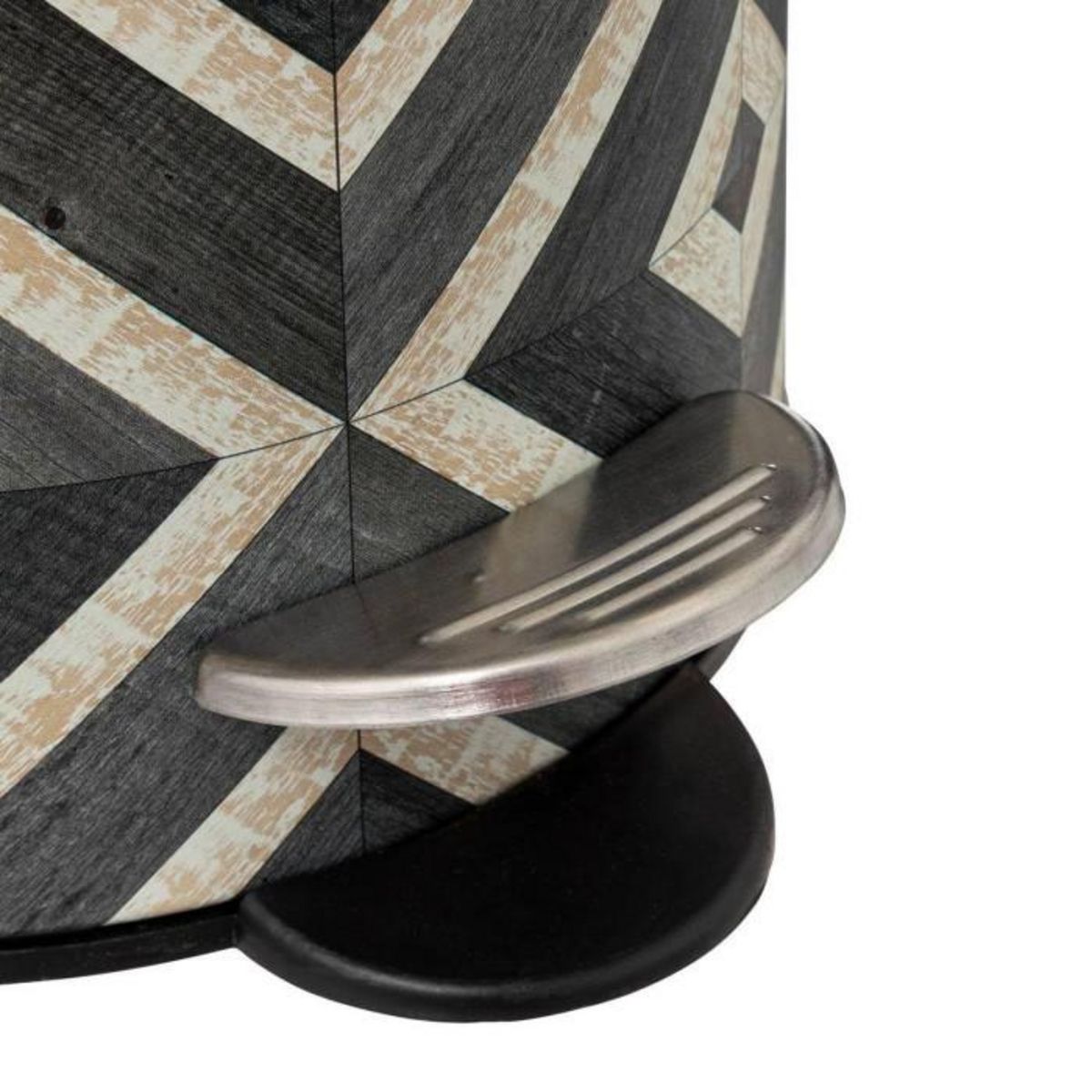 FIVE Poubelle de Salle de Bain  Canvas  3L Multicolore