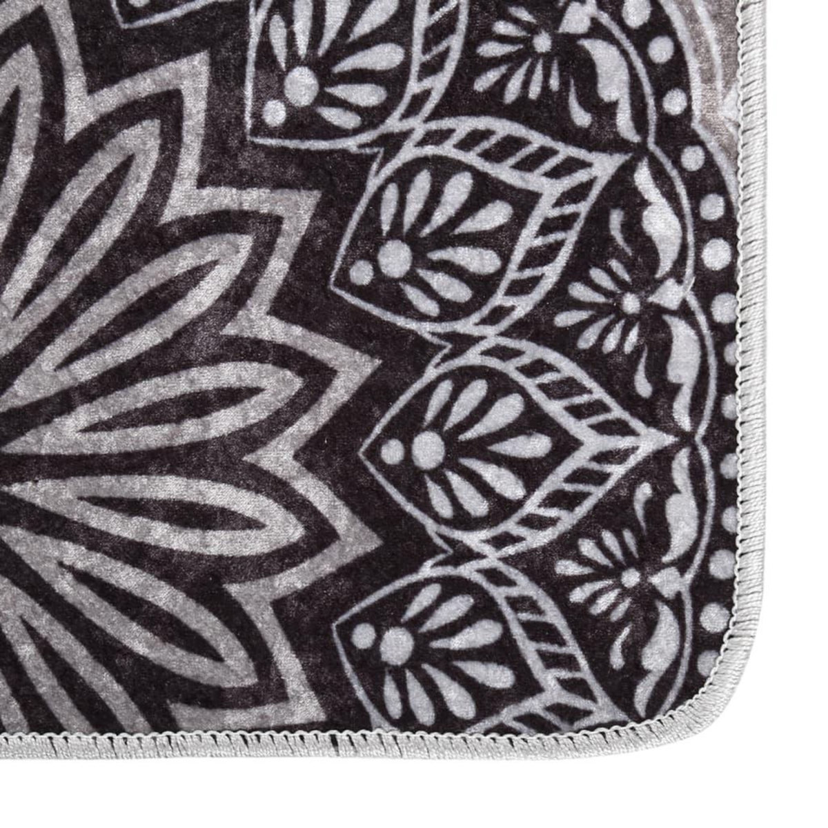 VIDAXL Tapis lavable antiderapant 80x150 cm Multicolore