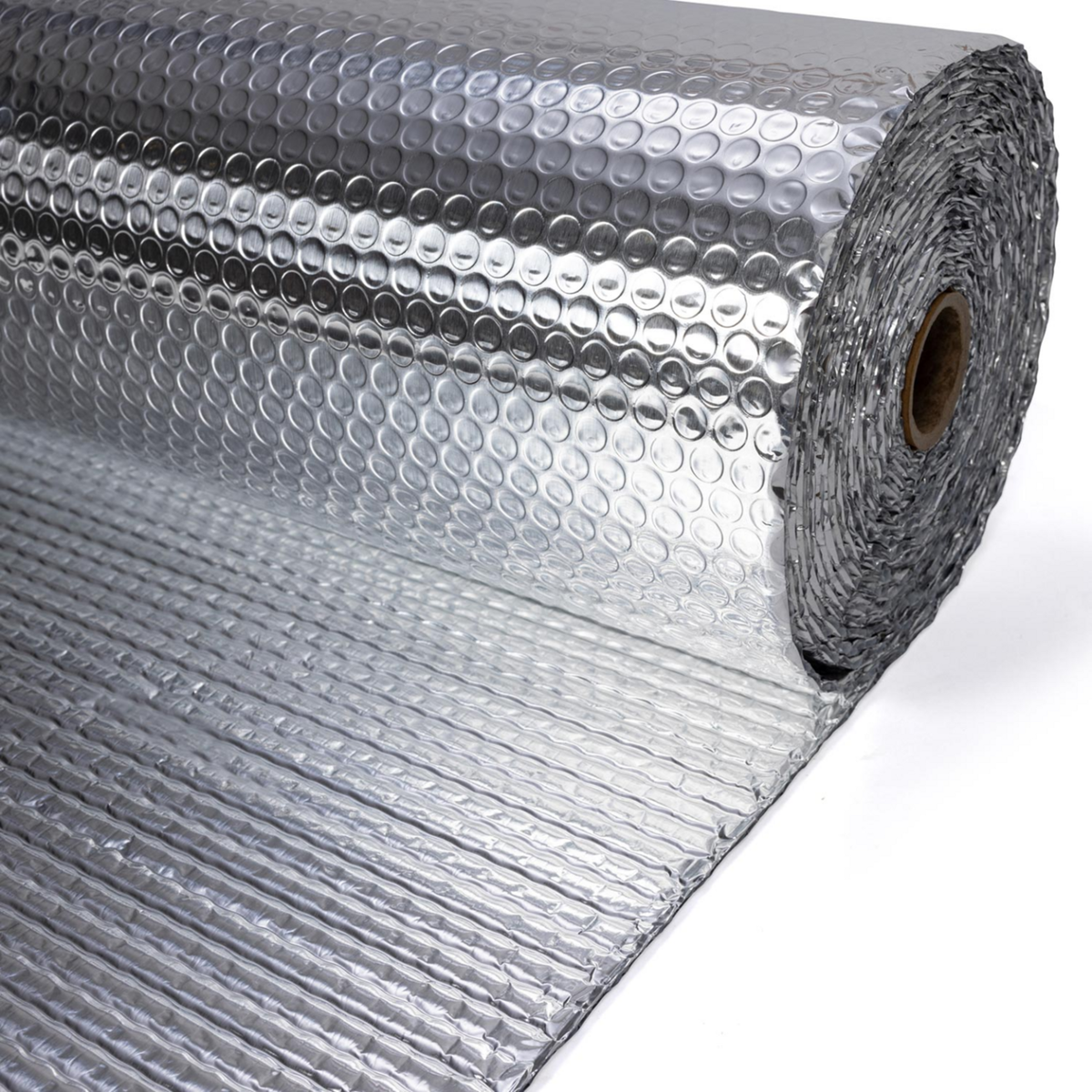 ID MARKET Kit d'isolation thermique à bulles 10m² double face aluminium pour multi surfaces + adhésif