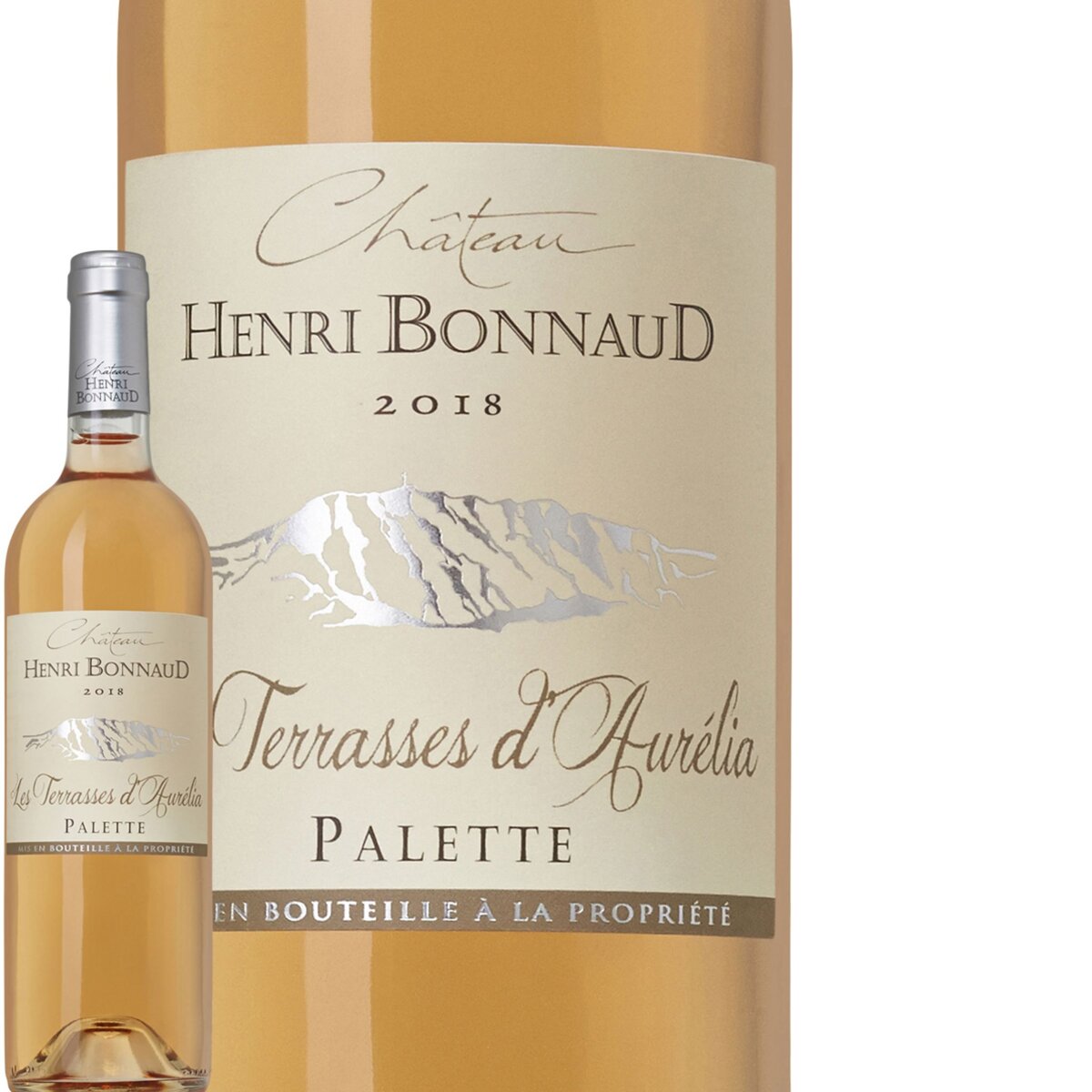 AOP Palette Provence bio Château Henri Bonnaud rosé 75cl