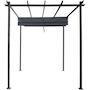 Voir la diapositive 3 : Habitat et Jardin Pergola en aluminium avec toit rétractable - 3 x 3 m - Gris