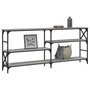 Voir la diapositive 3 : VIDAXL Table console sonoma gris 180x29x76,5 cm bois d'ingenierie
