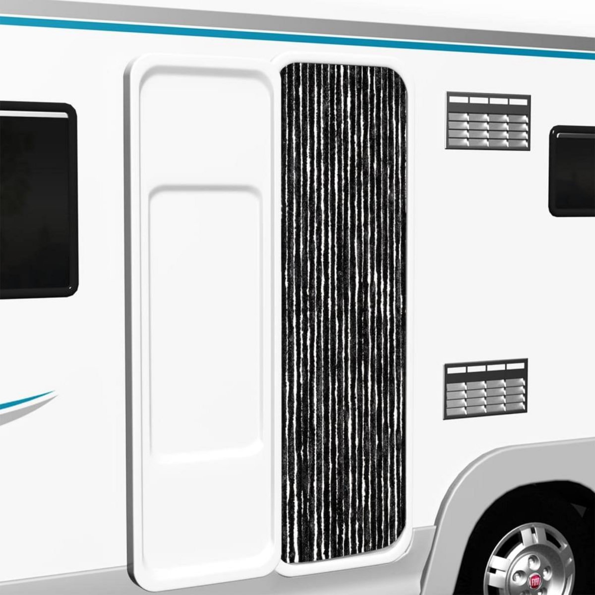 VIDAXL Moustiquaire Anthracite 56x185 cm Chenille