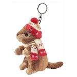 Anima Peluche Marmotte porte cle 10cm