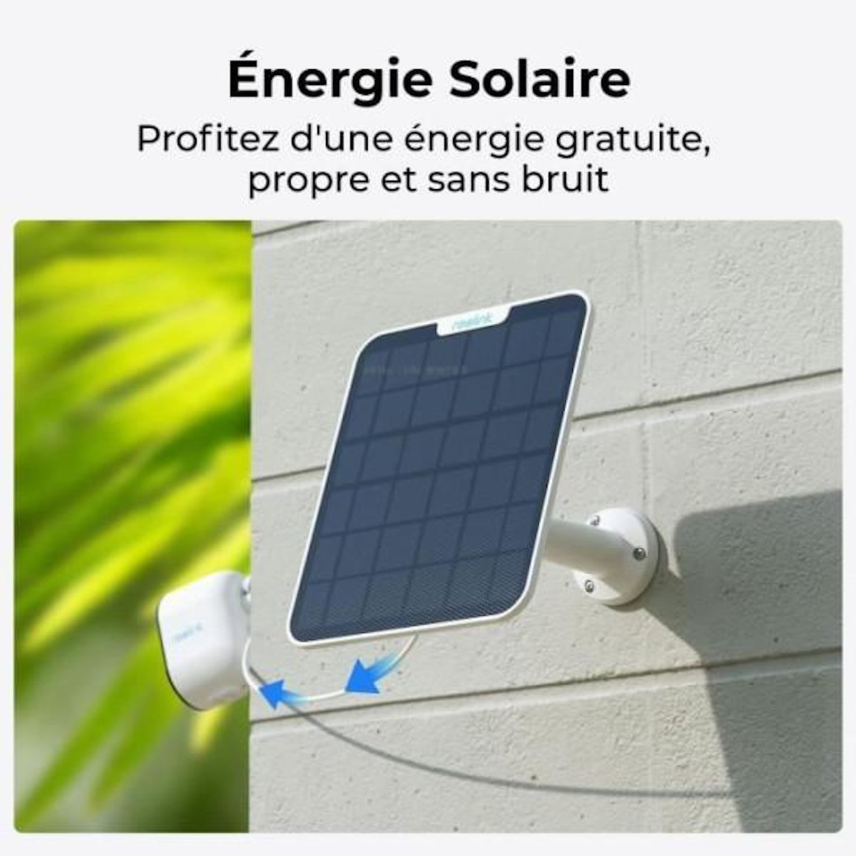REOLINK Panneau solaire - REOLINK - SR3 - 5,8 W - Blanc