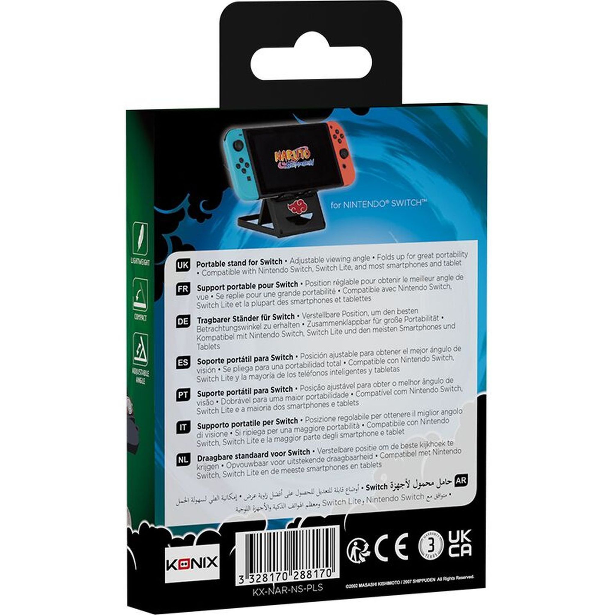 Voir la diapositive 4 : Support SWITCH Portable Naruto