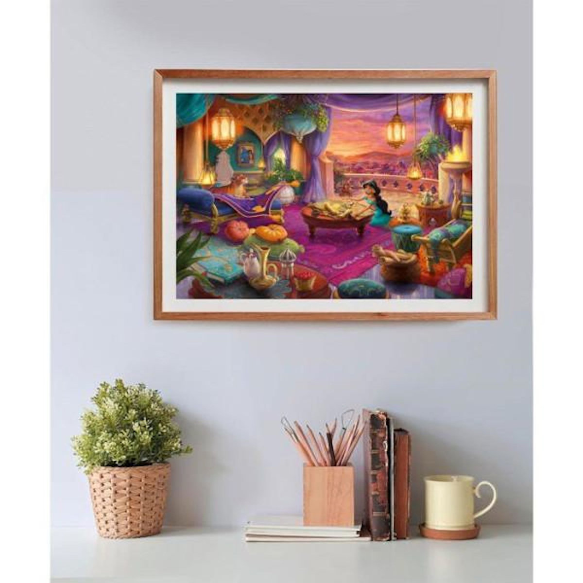 CLEMENTONI Puzzle enfant 500 pièces – Ever After Jasmine – Clementoni