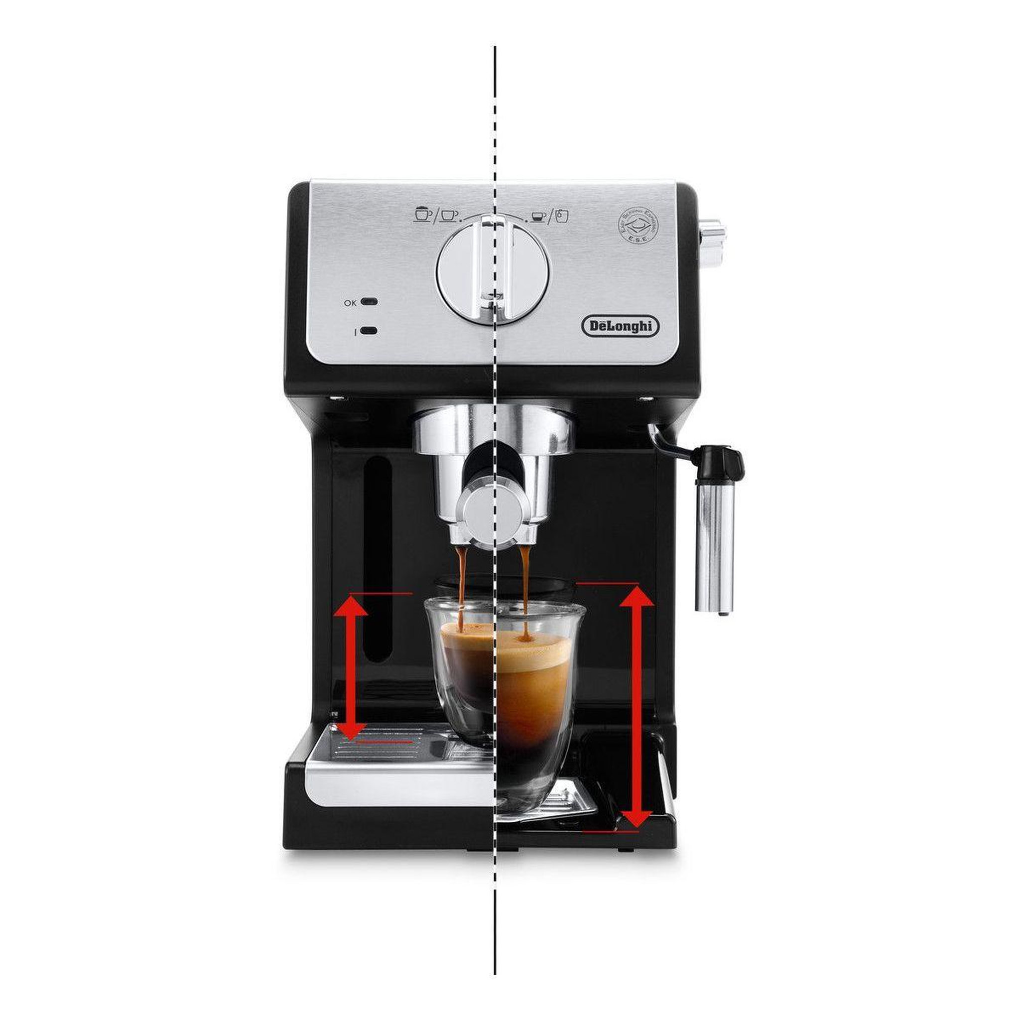 Voir la diapositive 2 : DELONGHI Machine à expresso ECP33.21.BK Noir