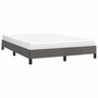 Voir la diapositive 3 : VIDAXL Cadre de lit sans matelas gris 140x200 cm similicuir