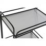Voir la diapositive 2 : MARKET24 Chariot de service DKD Home Decor Noir Métal Verre 60,5 x 40,5 x 75,5 cm
