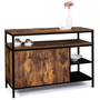 Voir la diapositive 1 : ID MARKET Buffet bas 2 portes 100 cm CHICAGO design industriel