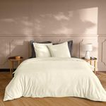 Douceur d'Intérieur Housse de couette 240x220 + 2 taies finition flanelle