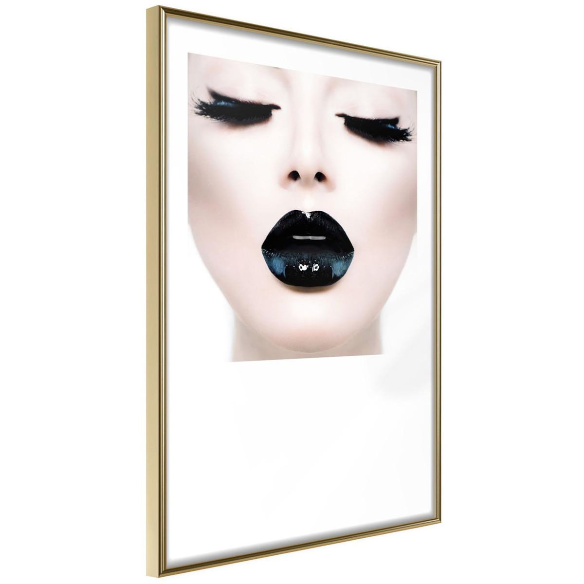 Paris Prix Affiche Murale Encadrée  Black Lipstick