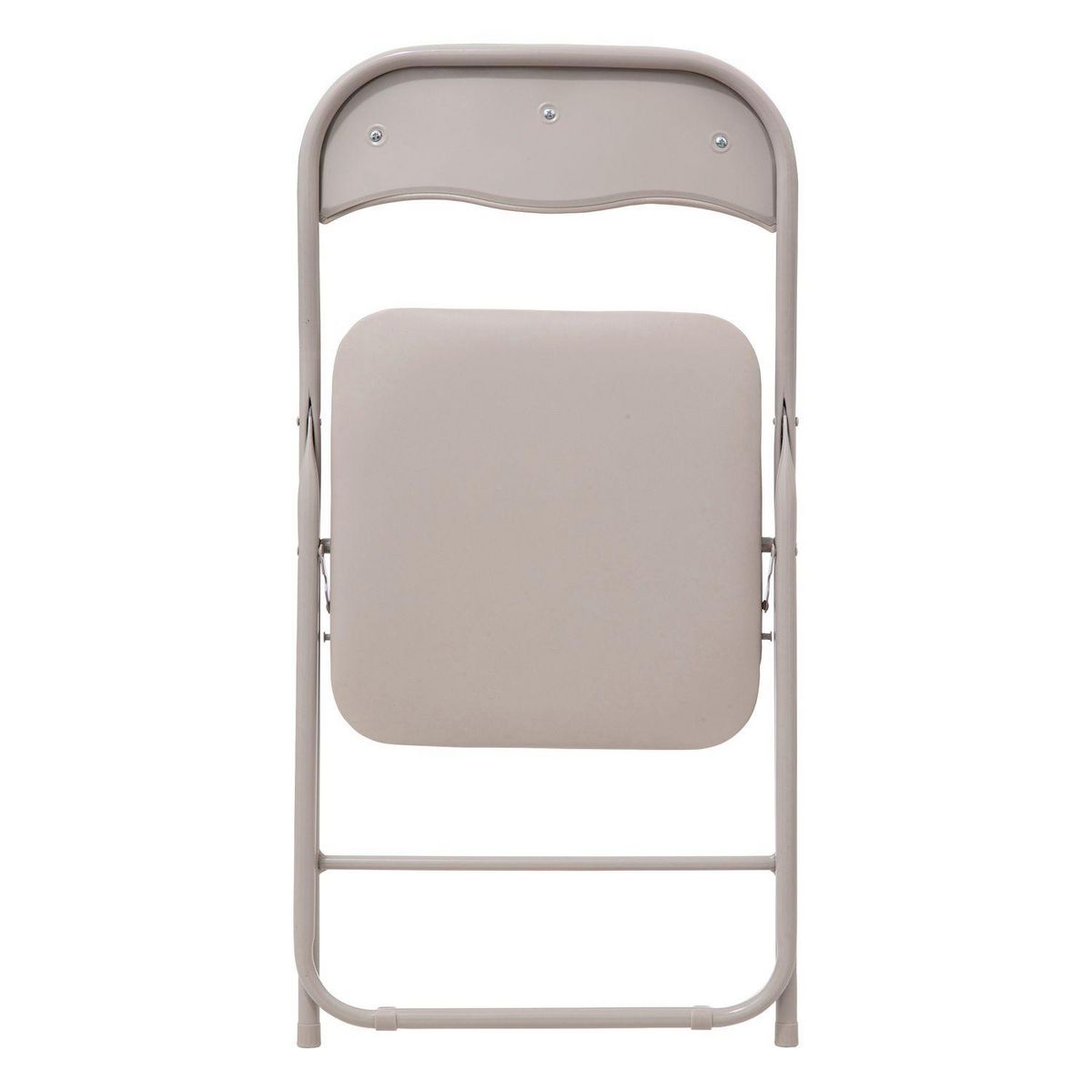 TOILINUX Lot de 2 chaises pliantes en PVC - Beige
