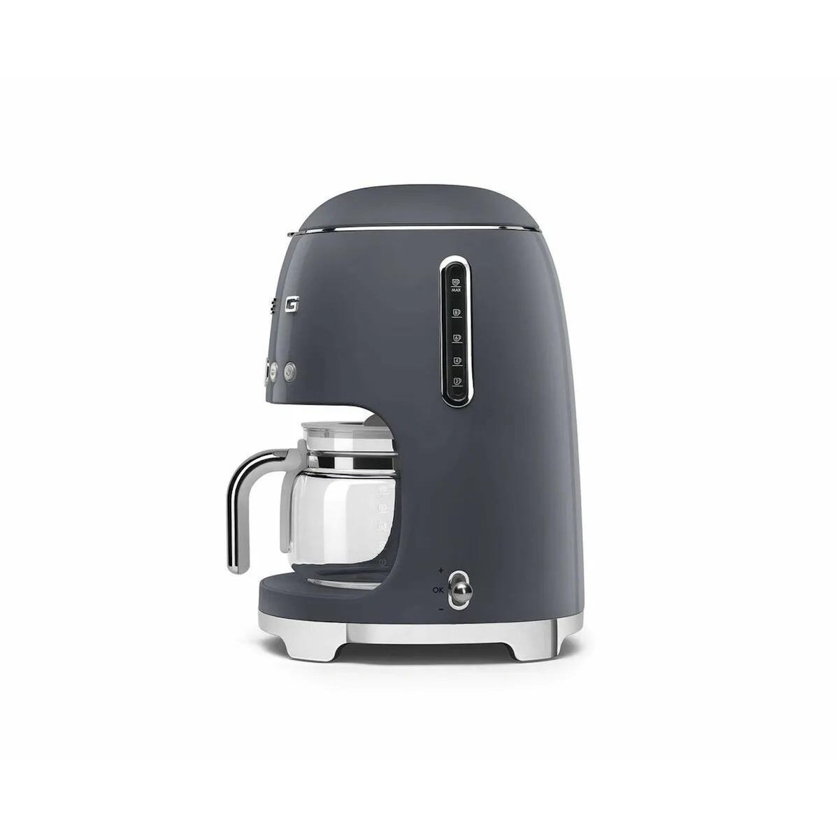SMEG Cafetière filtre programmable 10 tasses 1050w gris - DCF02GREU