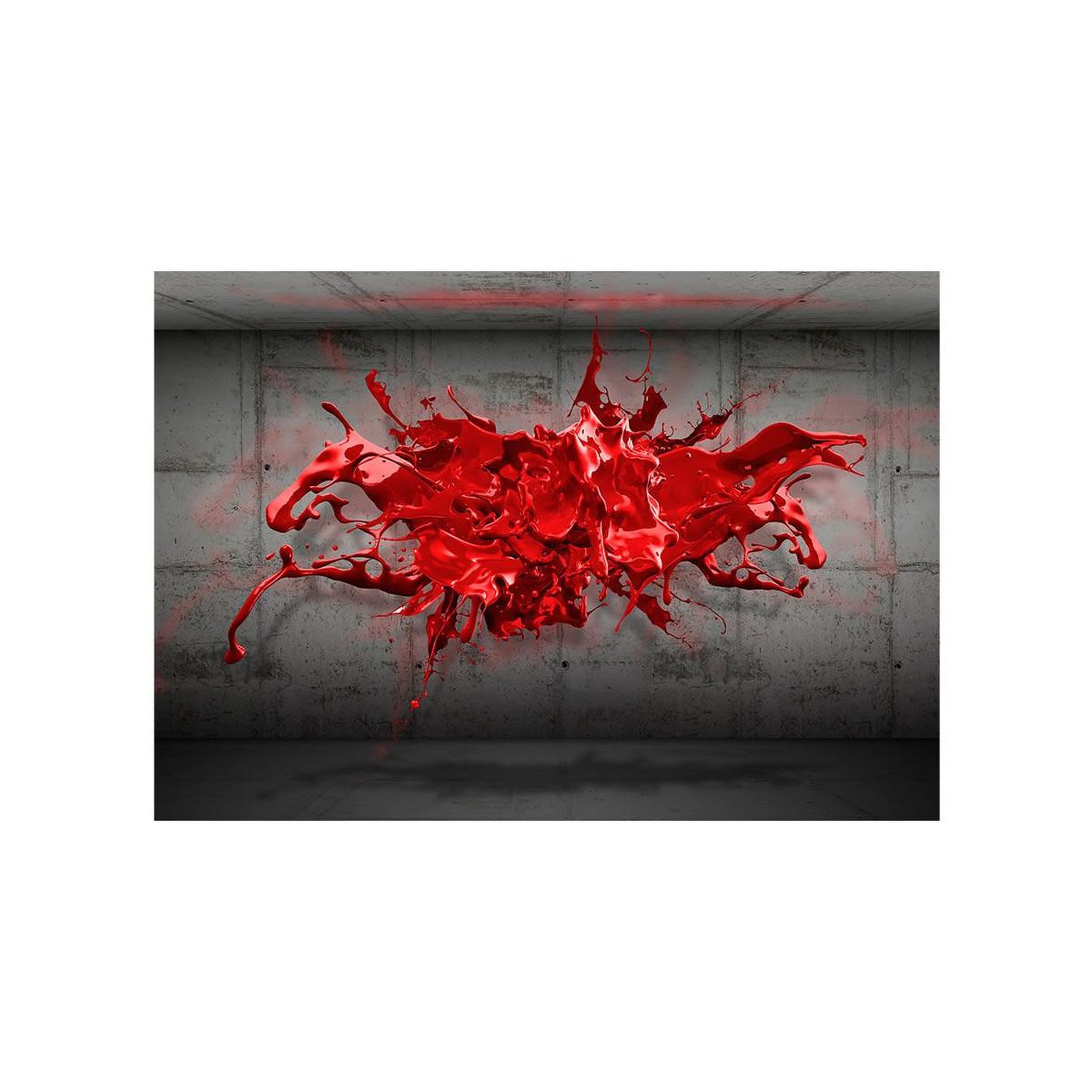 Voir la diapositive 2 : Paris Prix Papier Peint  Red Ink Blot