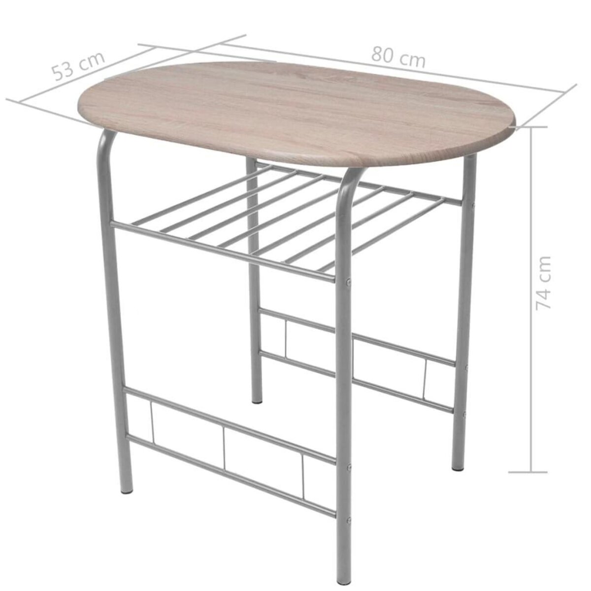 VIDAXL Ensemble de meuble pour salle a manger MDF
