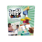 HASBRO Jenga Maker, tour d'empilage avec blocs en bois massif véritable, jeu pour enfants, a partir de 8 ans, pour 2 a 6 joueurs